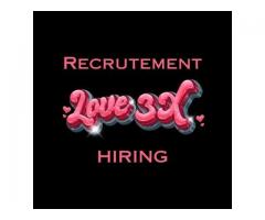 nous embauchons demoiselles / we hiring