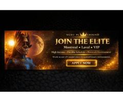 Now Hiring !!! Hostesses at MONTREAL NURU MASSAGE $$$